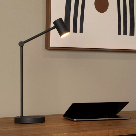 TIPIK Akumulatorowa lampa stołowa Battery pack- LED 3 StepDim 1x3W 2700K czarny 36622/03/30 Lucide - zdjęcie dodatkowe 2